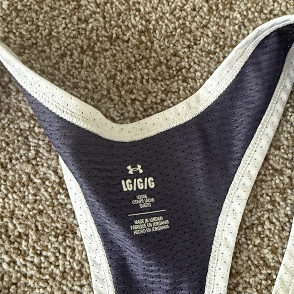 LG Purple and White Athletic Tank Project Rock - Picture 2 of 3